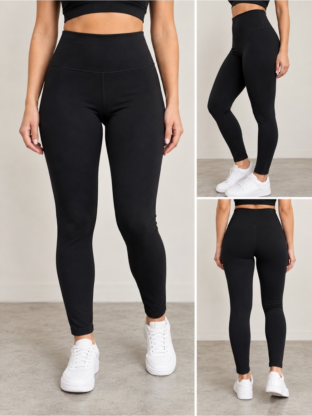 LYSSE New York Black High Rise Stretch Leggings Size XL